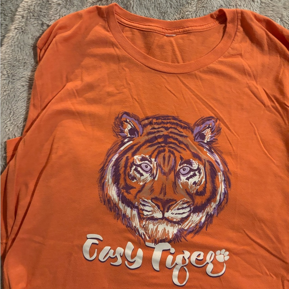 Easy Tiger Orange Kids Shirt